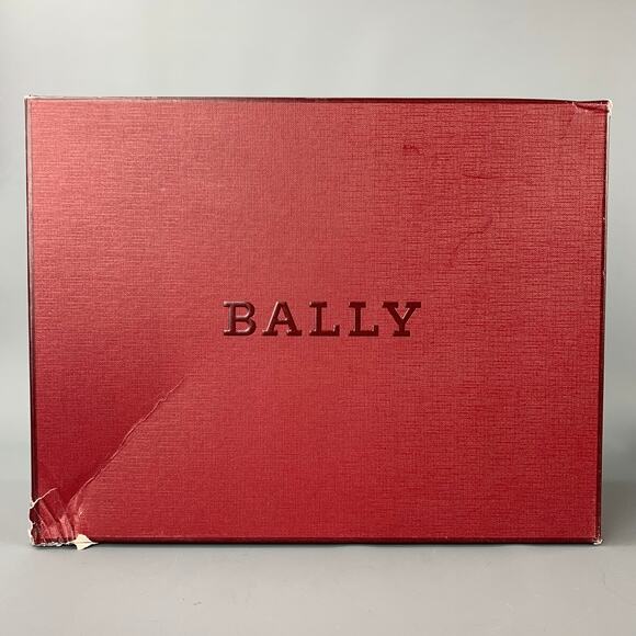BALLY Charli Size 11 Black Contrast Stitch Leather Fur Ankle Hiking Boots main image 5